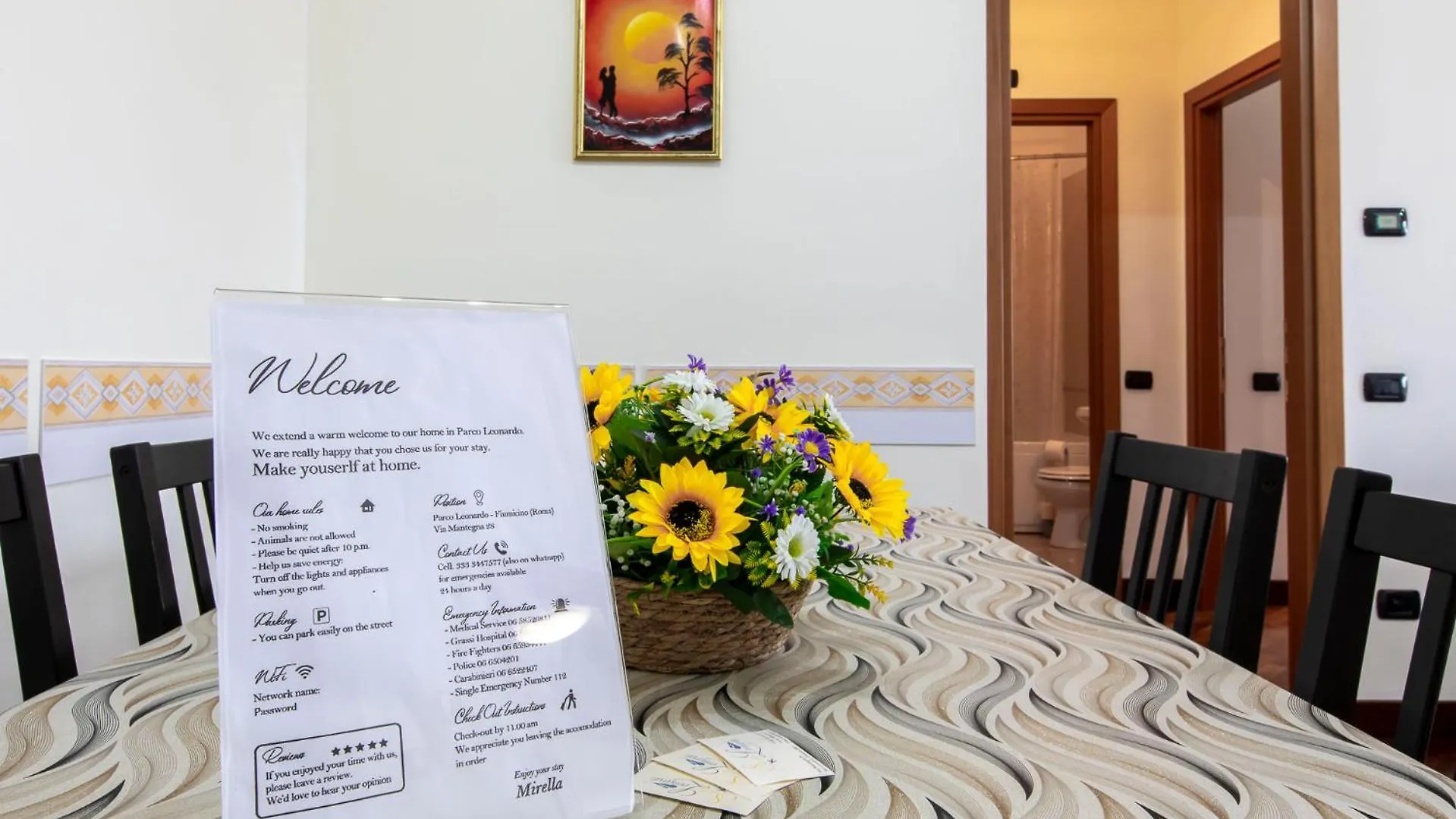 Daire Alloggio Turistico- Suite Leonardo Fiumicino İtalya